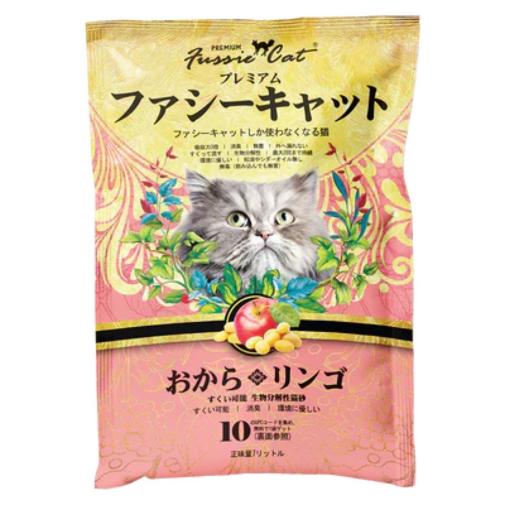 Fussie Cat Japanese Soybean Litter Apple 6/7l