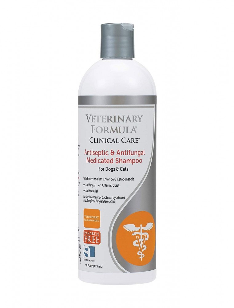 Veterinary Formula Clinical Care Antiseptic & Antifungal Medicated Shampoo 16oz