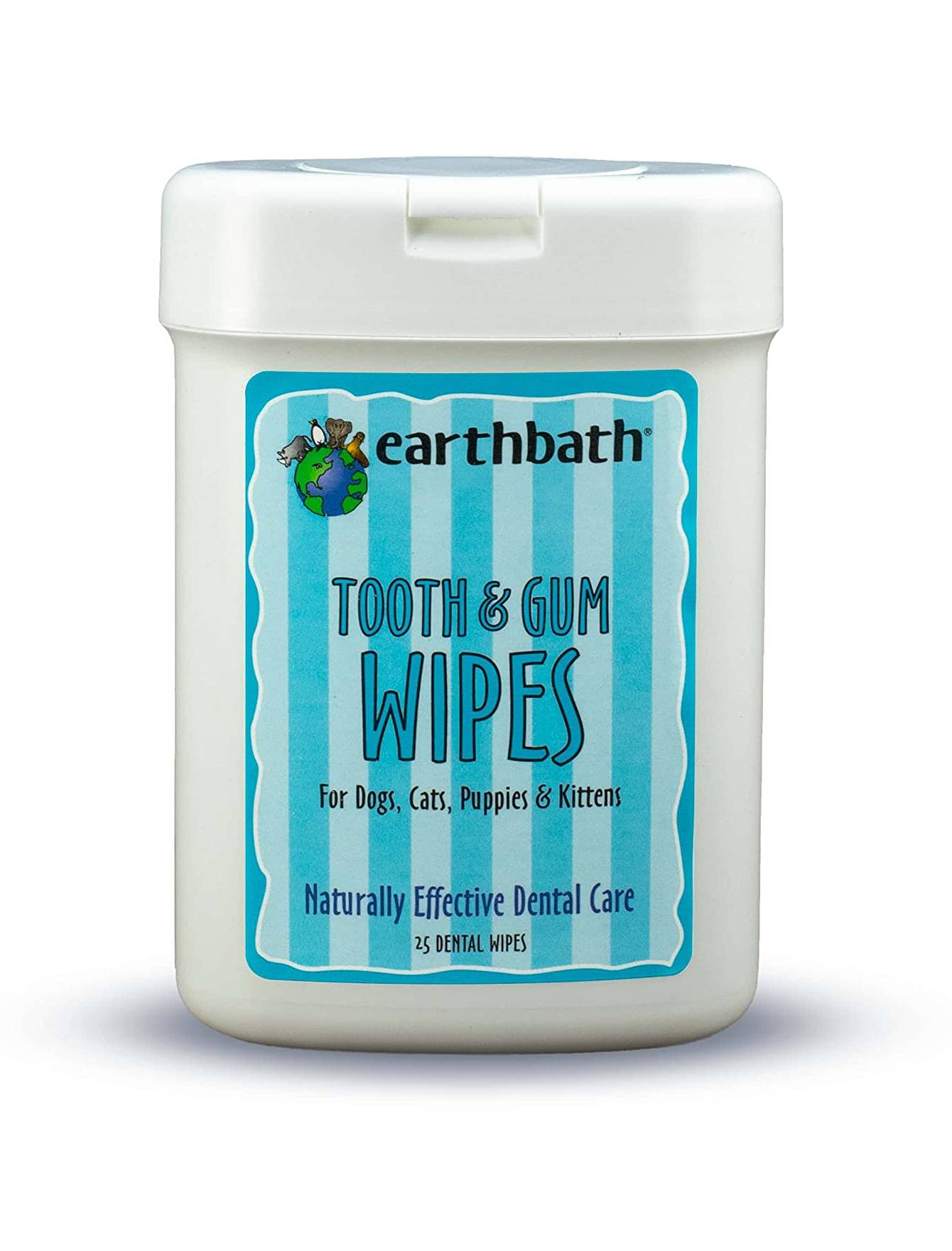 Earthbath Tooth & Gum Wipes For Pets