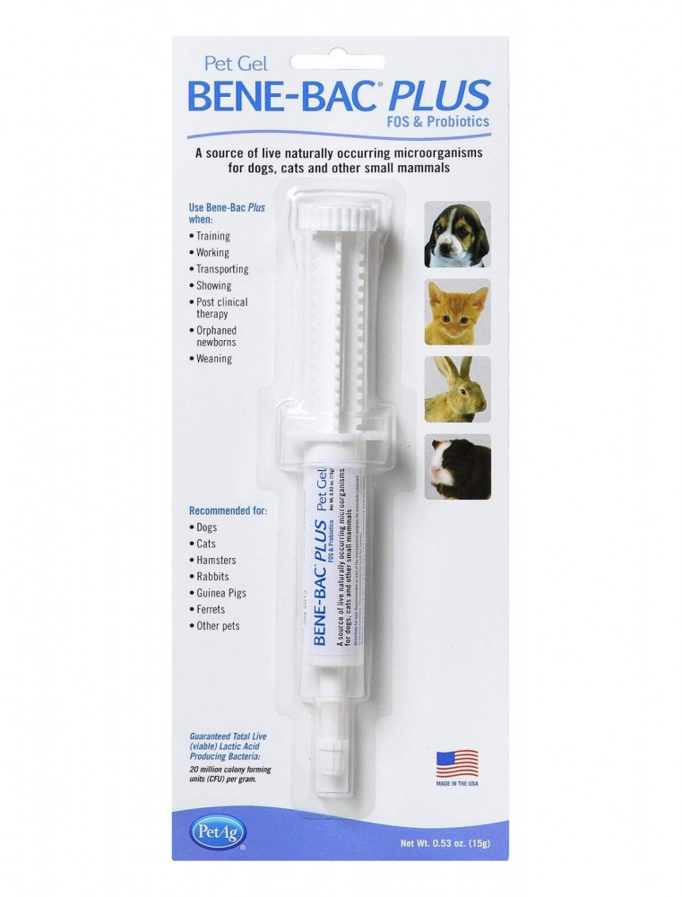Petag Bene-bac Plus Carded Probiotic Pet Gel 15g