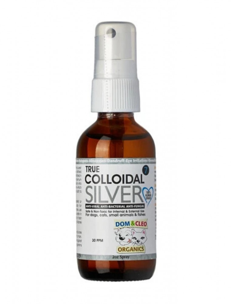 Dom & Cleo Colloidal Silver Spray For Dogs & Cats 2oz