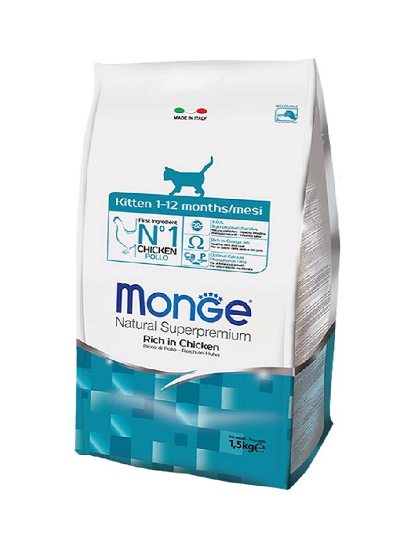 Monge Natural Superpremium Kitten Dry Food 1.5kg