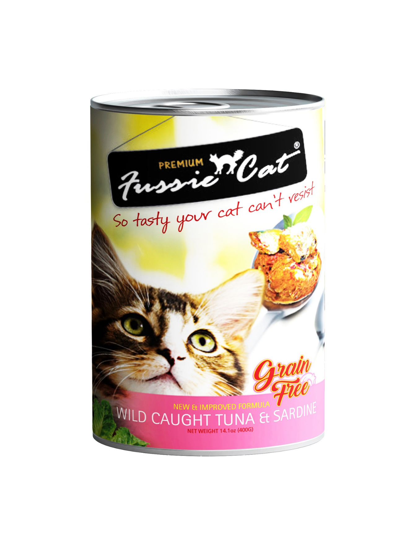 Fussie Cat 400g Wild Caught Tuna & Sardine Wet Cat Food