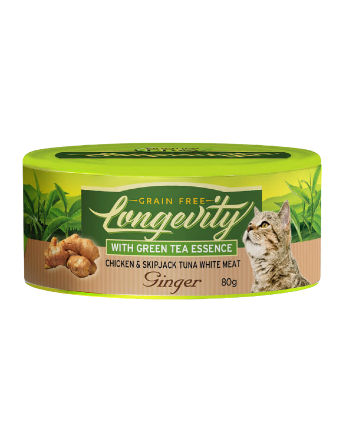 Nurture Pro Longevity 80g Chicken & Skipjack Tuna White Meat With Ginger Cat Canned Food