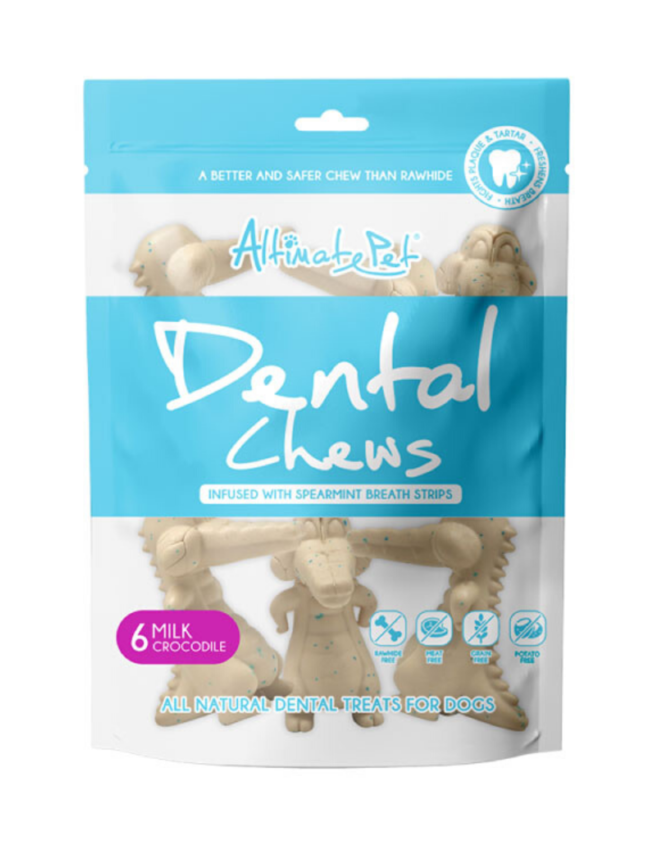 Altimate Pet Dental Chew – Crocodile (milk) 150g