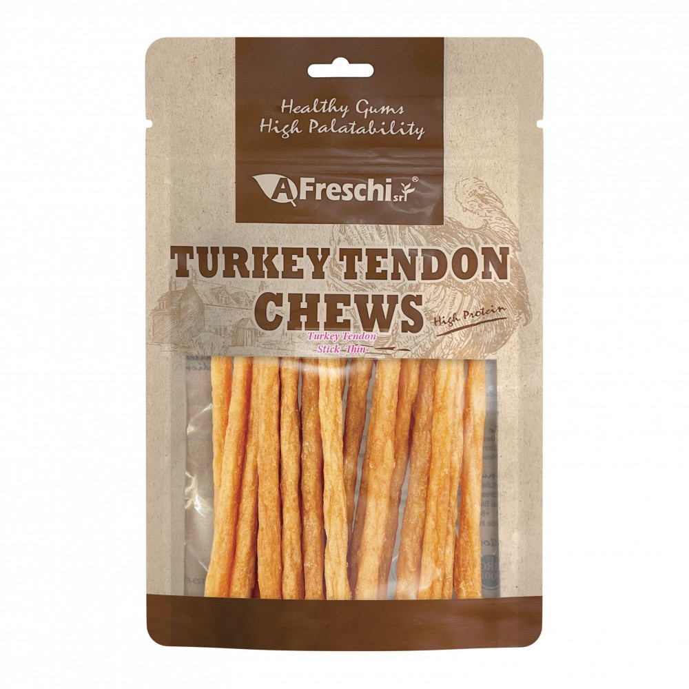 Afreschi Srl Turkey Tendon Stick Dog Treat 150g 