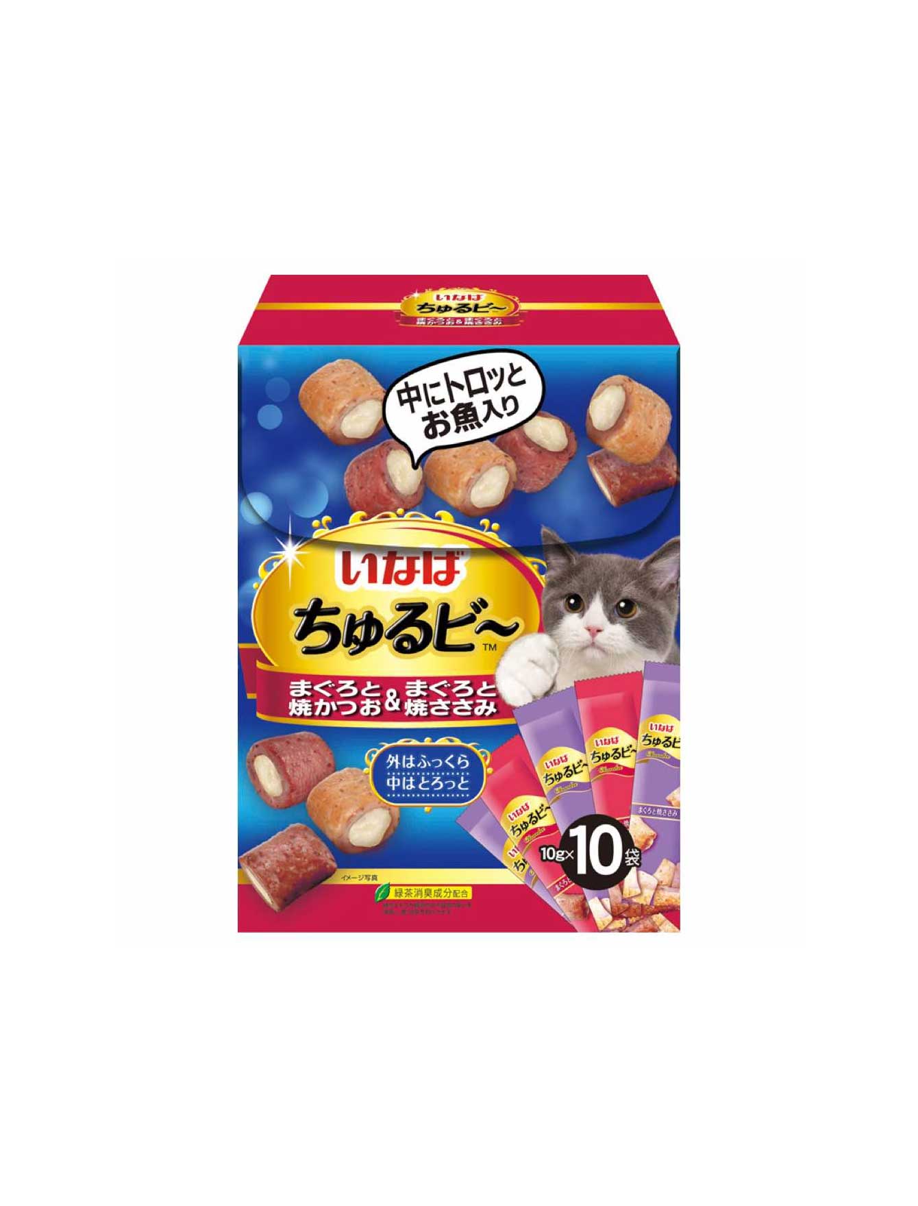 Ciao Churubee 10gx10 Mixed Maguro & Grilled Chicken Cat Treat