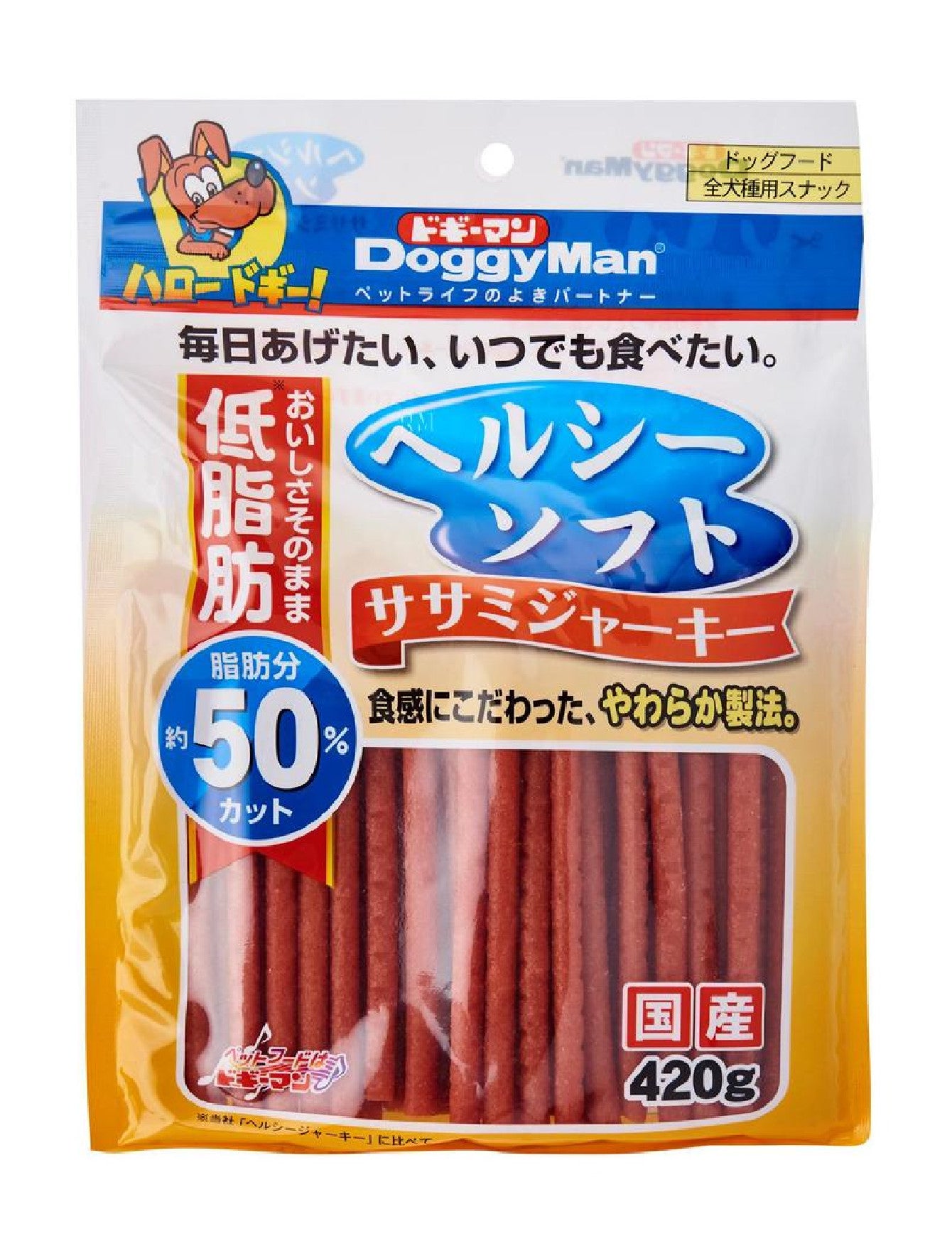 Doggyman Healthy Soft Sasami Jerky Dog Treats 420g 