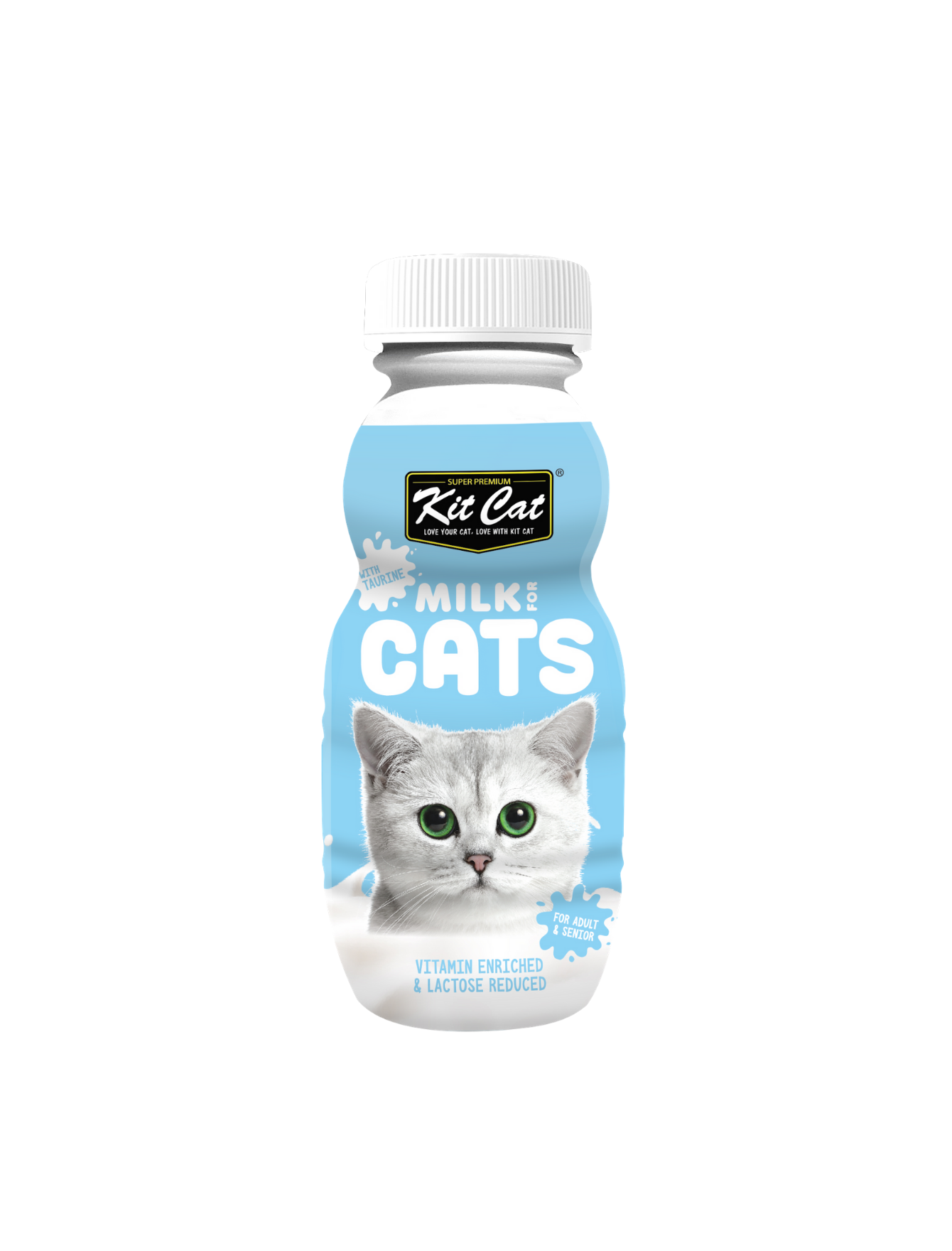 Kit Cat 100% Natural Milk For Adult & Senior Cat 250ml