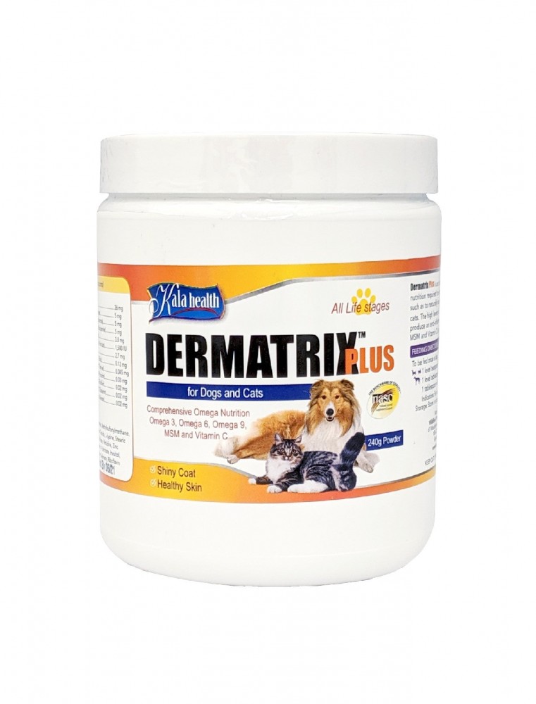 Kala Health Dermatrix Plus Powder Pet Supplements 240g