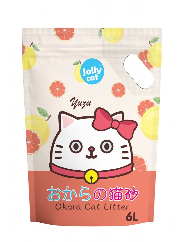 Jolly Cat Okara Tofu Cat Litter Yuzu 6l 