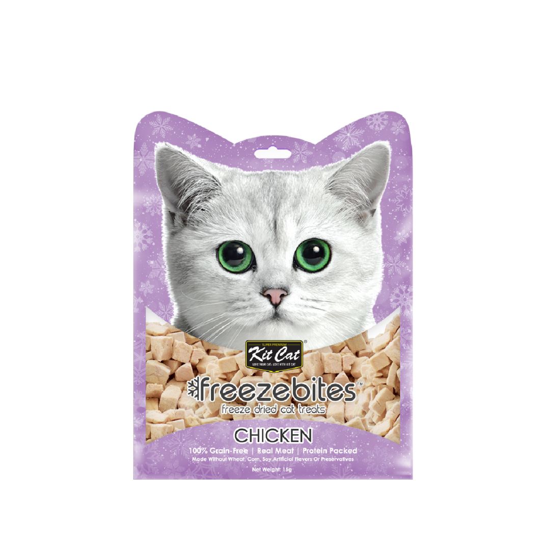 Kit Cat Freeze Bites Chicken 15g Freeze Dried Cat Treat