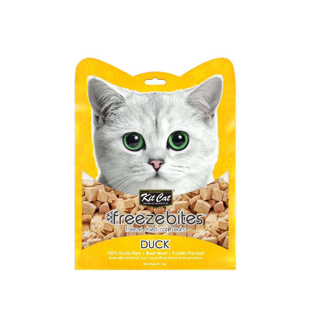 Kit Cat Freeze Bites Duck 15g Freeze Dried Cat Treat