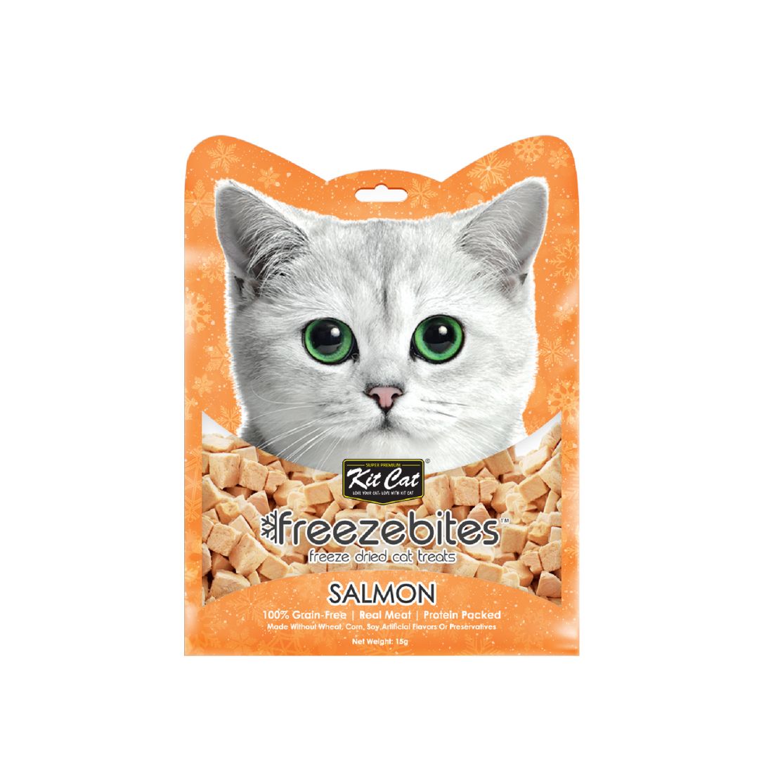 Kit Cat Freeze Bites Salmon 15g Freeze Dried Cat Treat