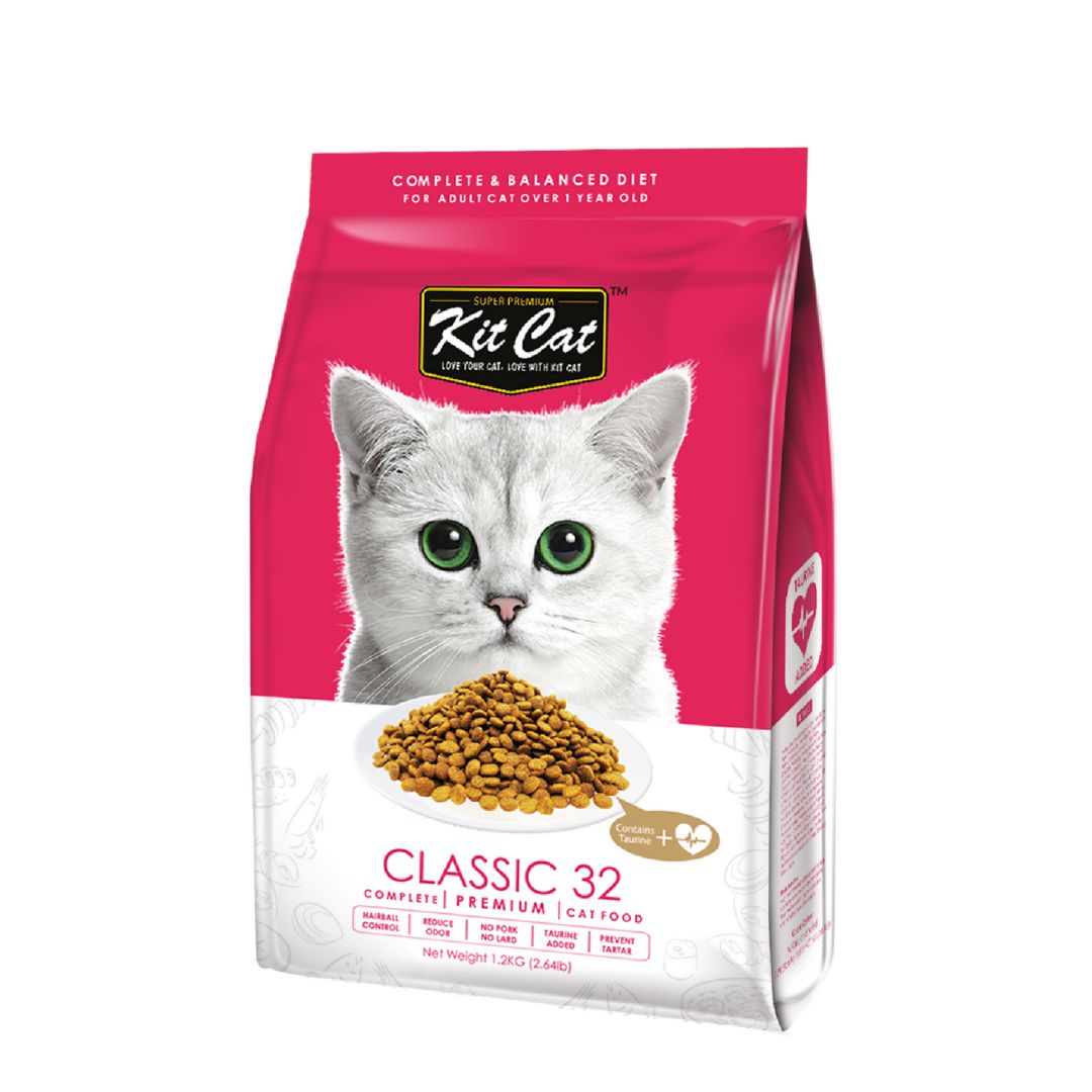 Kit Cat 1.2kg Premium Classic 32 Dry Cat Food