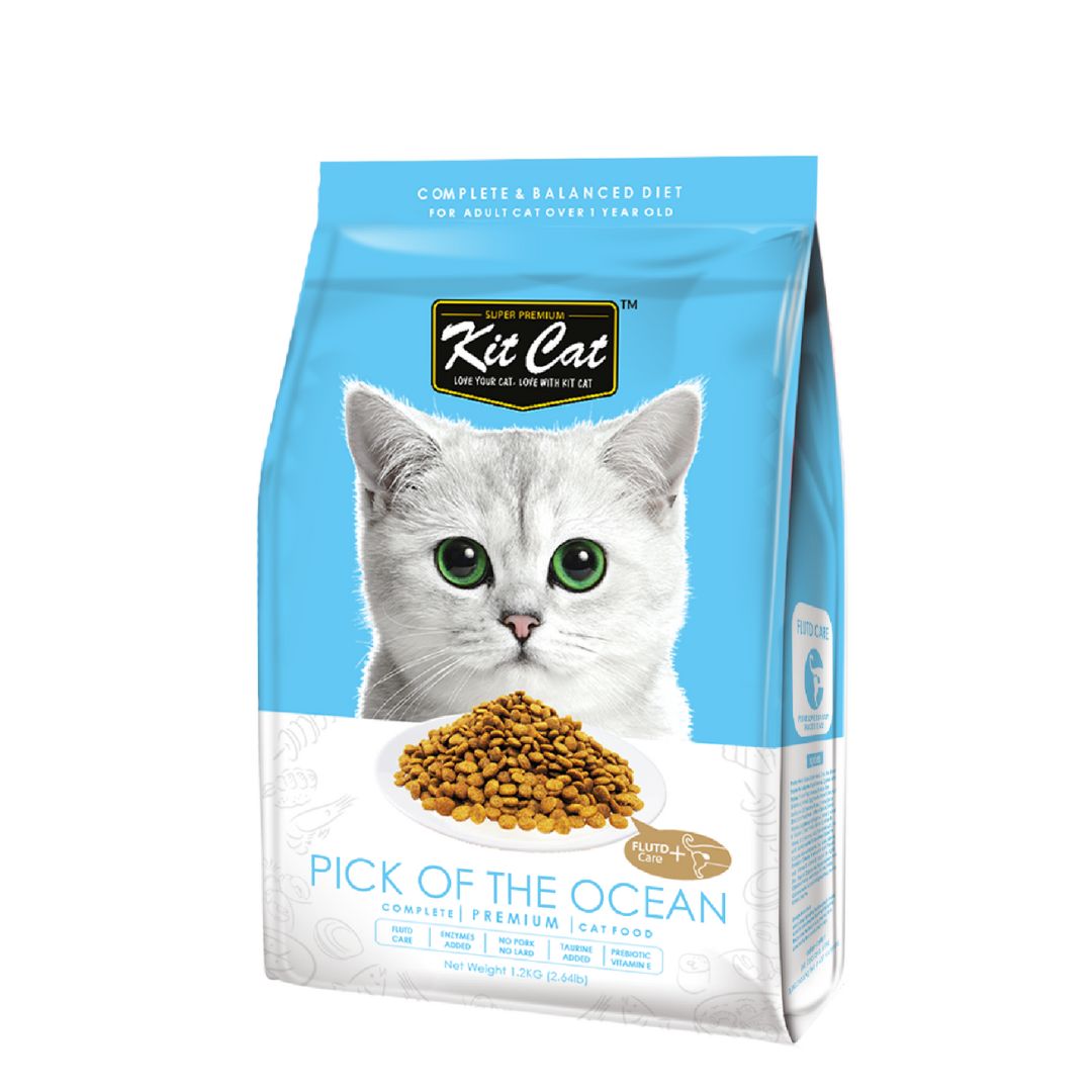 Kit Cat 1.2kg Premium Pick Of The Ocean Dry Cat Food