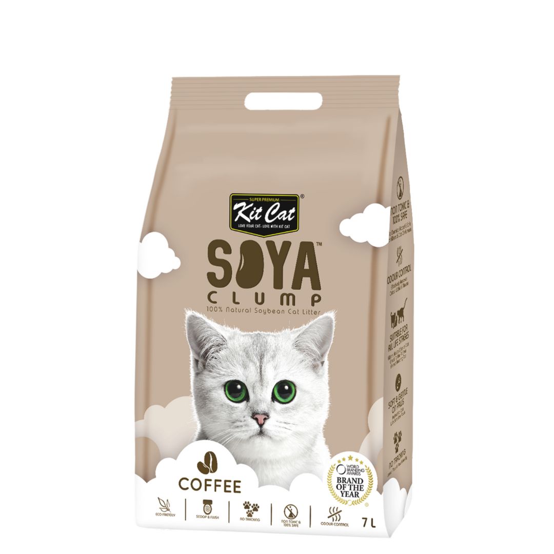 Kit Cat 7l Soya Clump Coffee Cat Litter