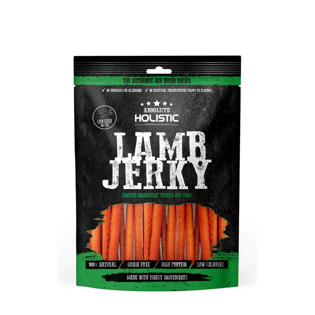 Absolute Holistic Dog 100g Jerky Lamb Stick Dog Treat