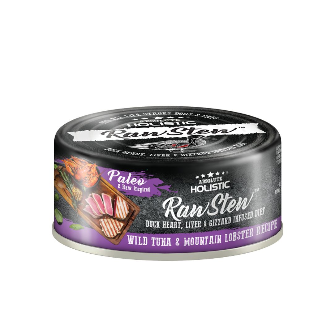 Absolute Holistic Rawstew 80g Wild Tuna & Lobster Wet Food For Cats And Dogs