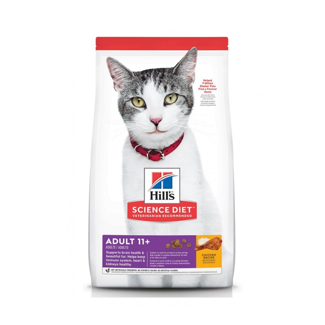 Hill's Science Diet Feline Adult 11+ 1.58kg Dry Cat Food