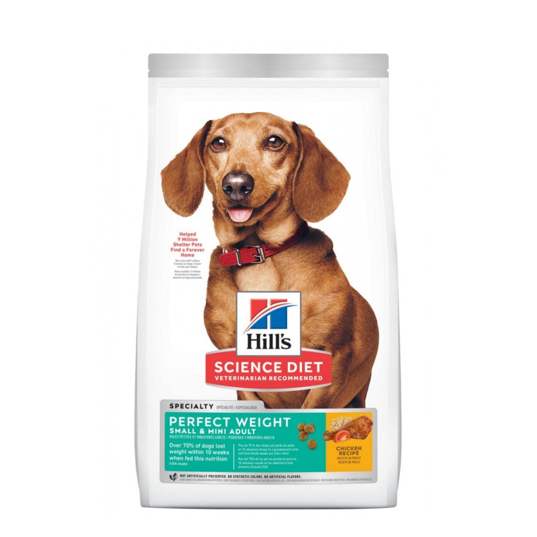 Hill's Science Diet Canine Perfect Weight Small & Mini Adult Dog 1.8kg Dry Dog Food