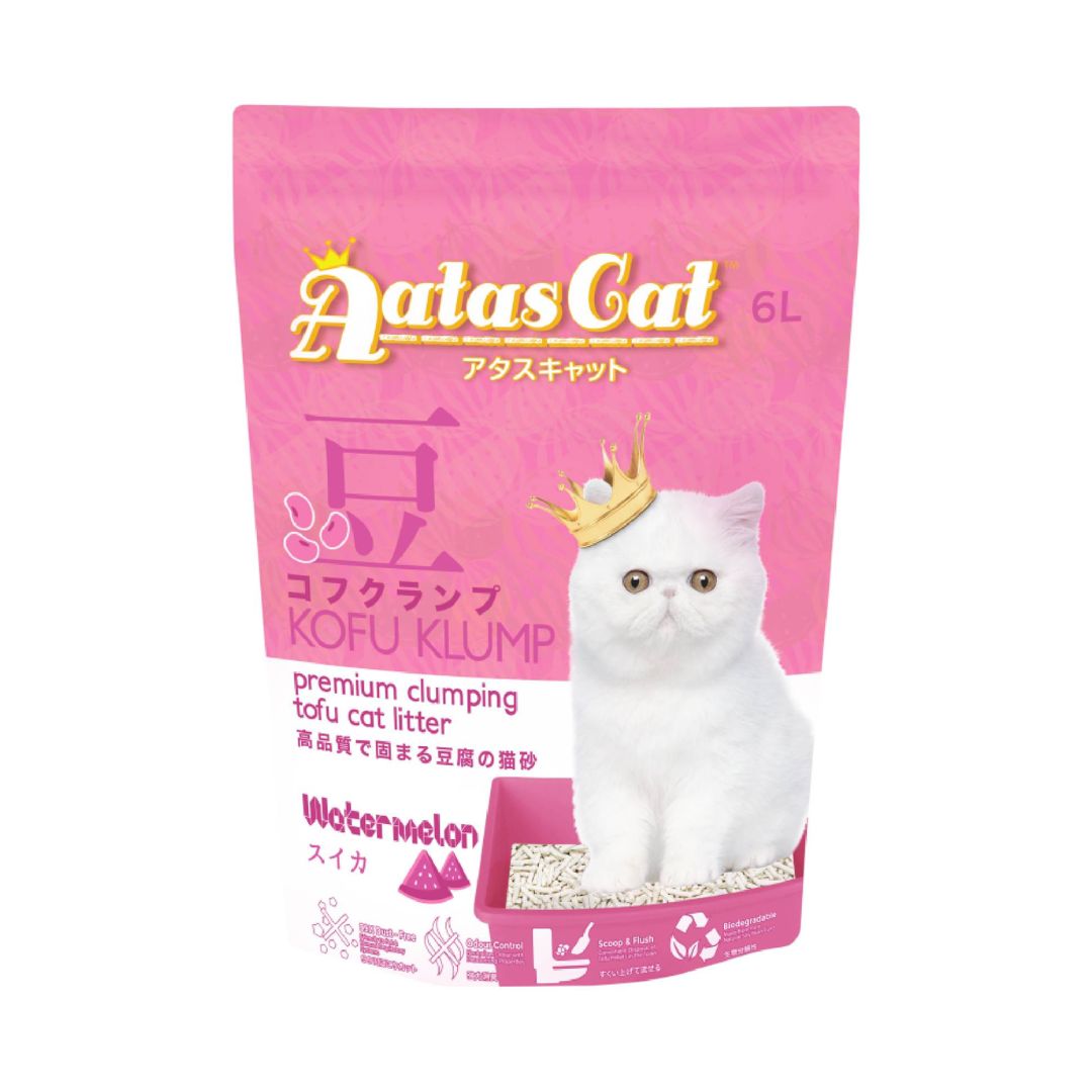 Aatas Cat Kofu Klump Tofu Cat Litter Watermelon 6l
