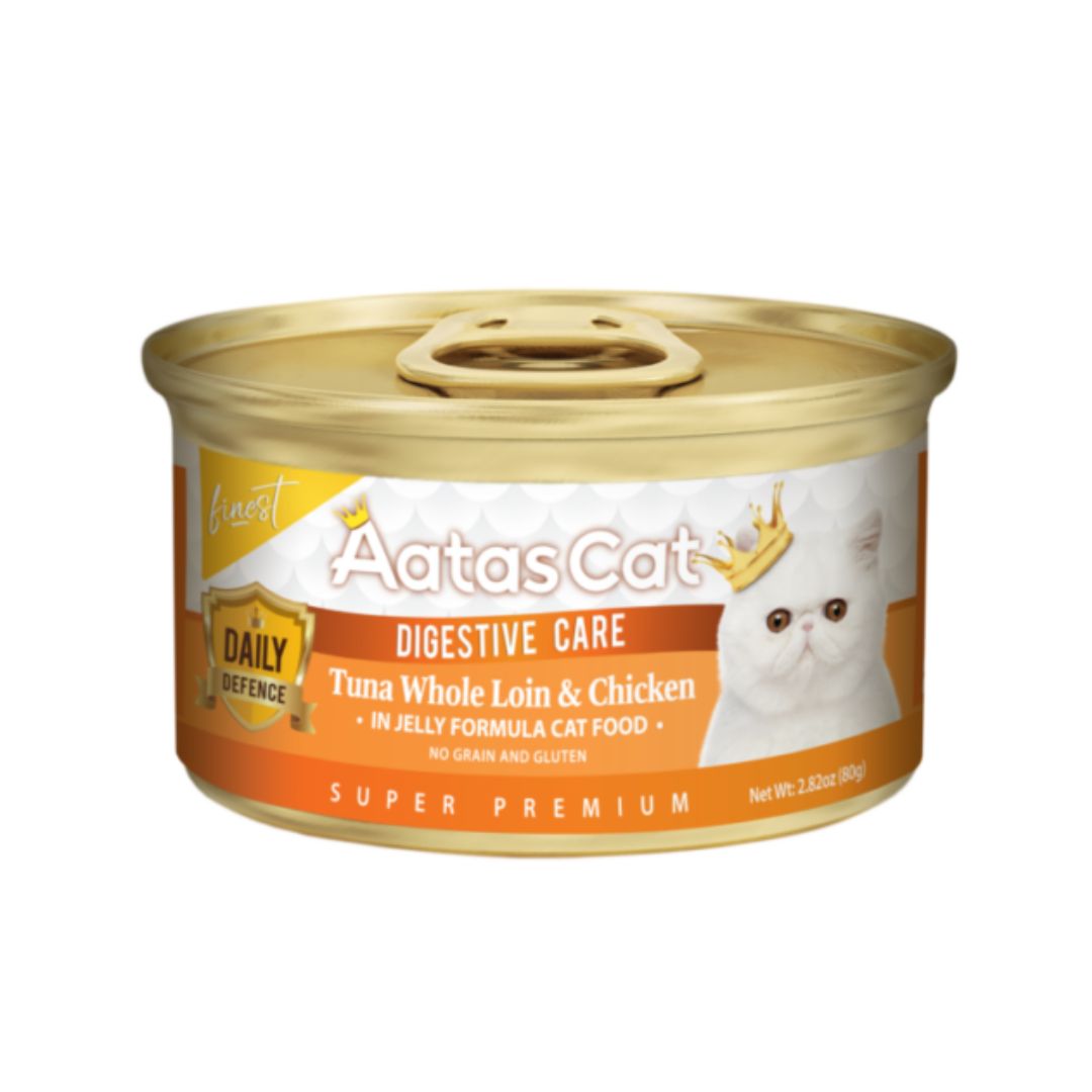 Aatas Cat 80g Finest Daily Digestive Care Wet Canned Food