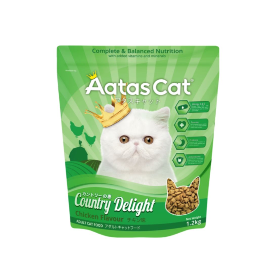 Aatas Cat 1.2kg Country Delight Chicken Cat Dry Food