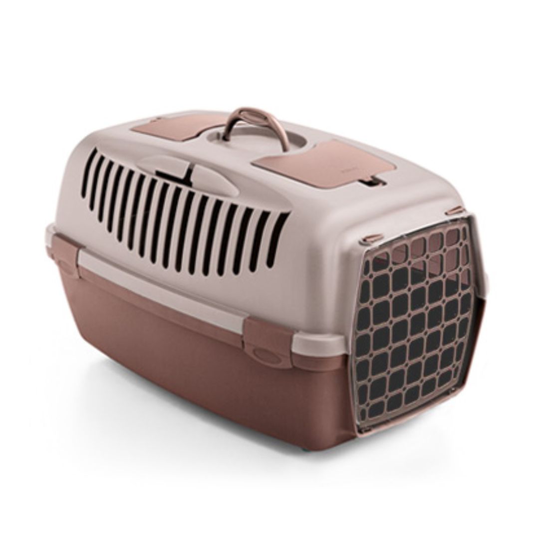 Stefanplast Gulliver 2 Iata With Plastic Door Pet Carrier Powder Pink