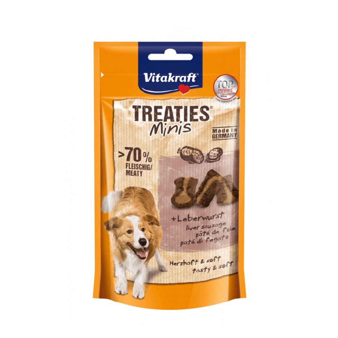 Vitakraft Dog 48g Treaties Mini + Liver Sausage Dog Treats