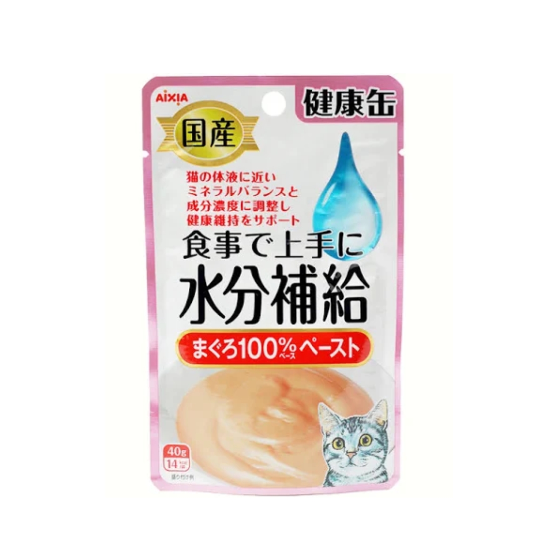Aixia Kenko Pouch 40g Water Supplement Tuna Paste Wet Cat Food (kzj1)