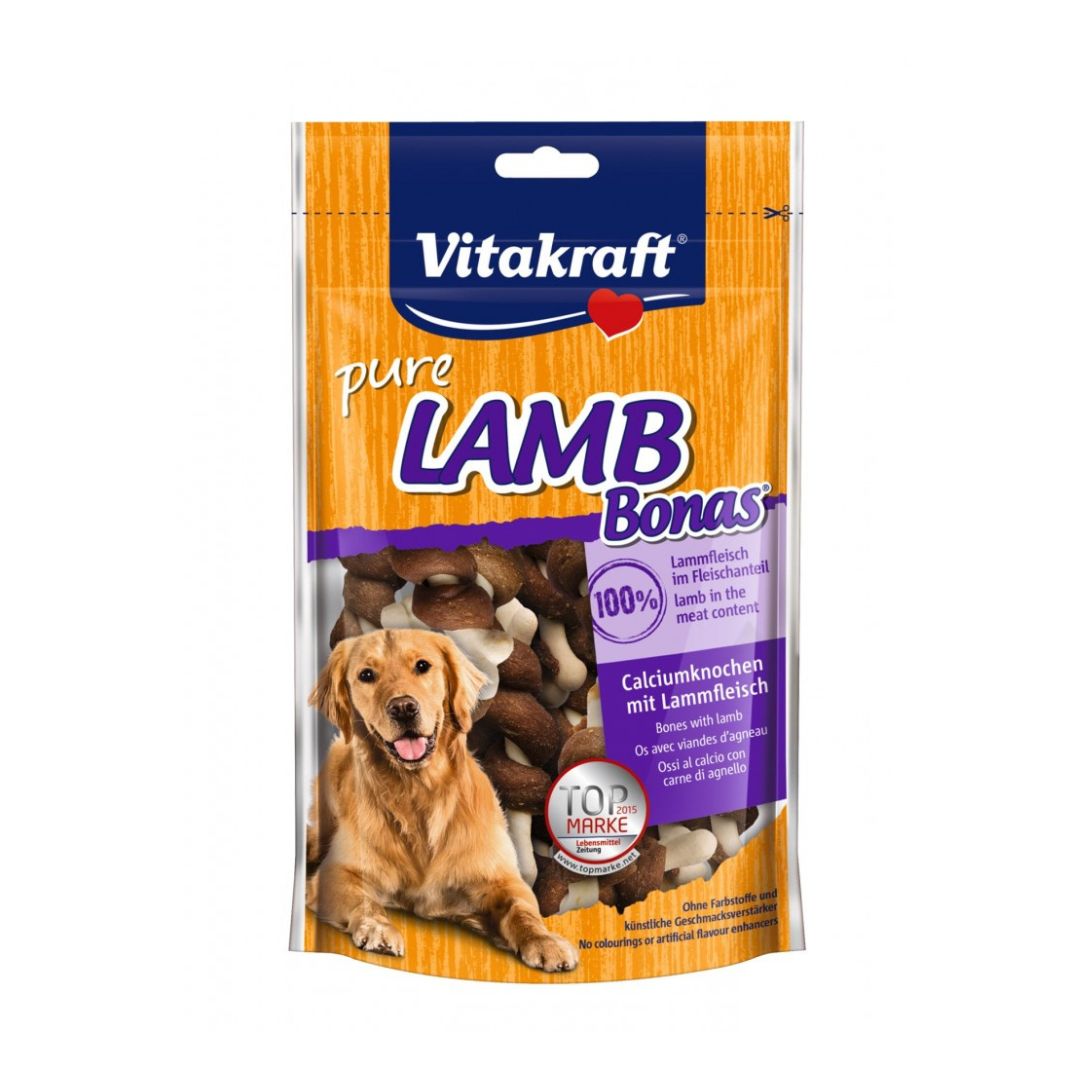 Vitakraft Dog 80g Lamb Bonas Dog Treats
