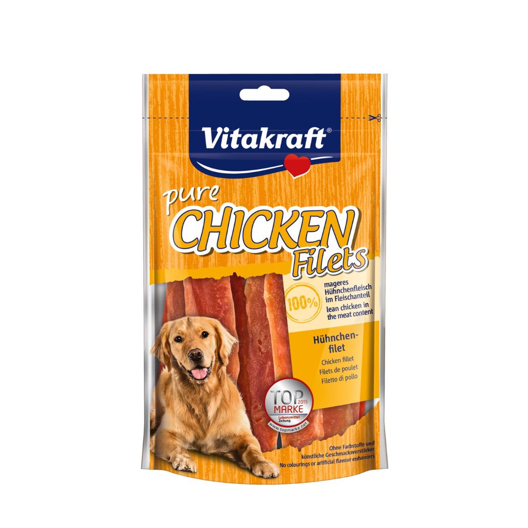 Vitakraft Dog 80g Chicken Fillets Dog Treats