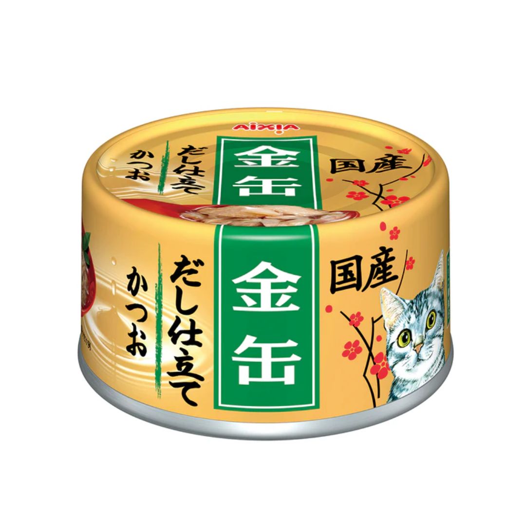 Aixia Kin Can Dashi 70g Skipjack Tuna Wet Cat Food