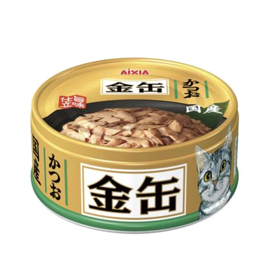 Aixia Kin Can Mini 70g Skipjack Tuna Wet Cat Food (gcm42)