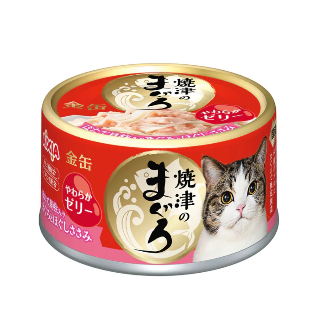Aixia Yaizu No Maguro 70g Tuna & Chicken With Scallop Wet Cat Food (ym48)