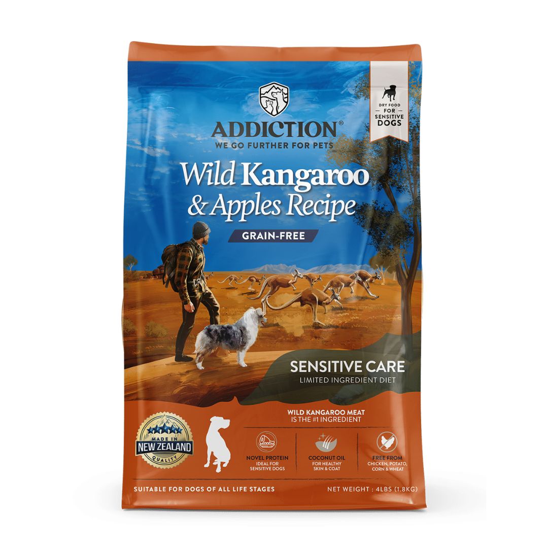 Addiction Dog 1.8kg Grain Free Wild Kangaroo & Apples Dry Dog Food