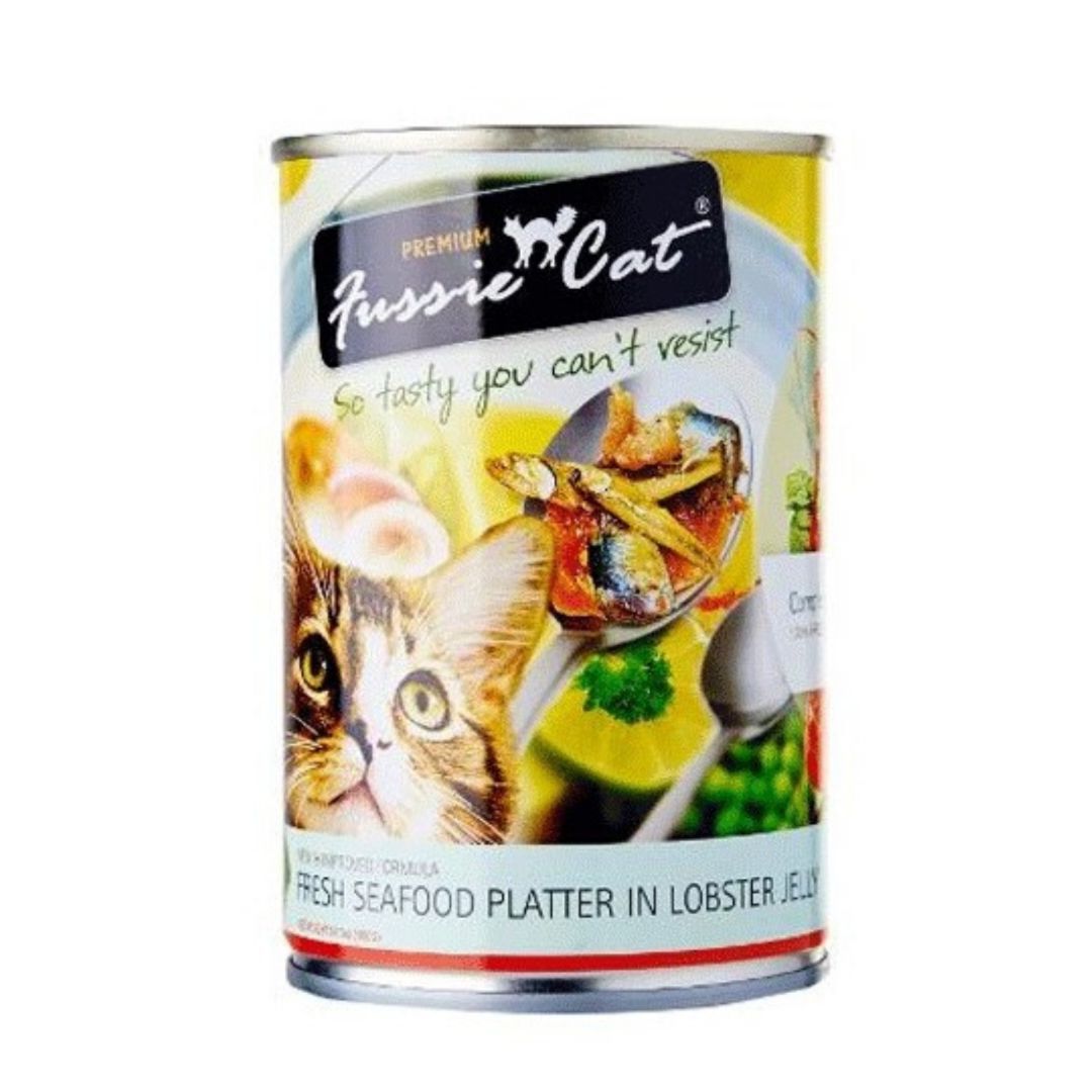 Fussie Cat 400g Fresh Seafood Platter In Lobster Jelly Wet Cat Food