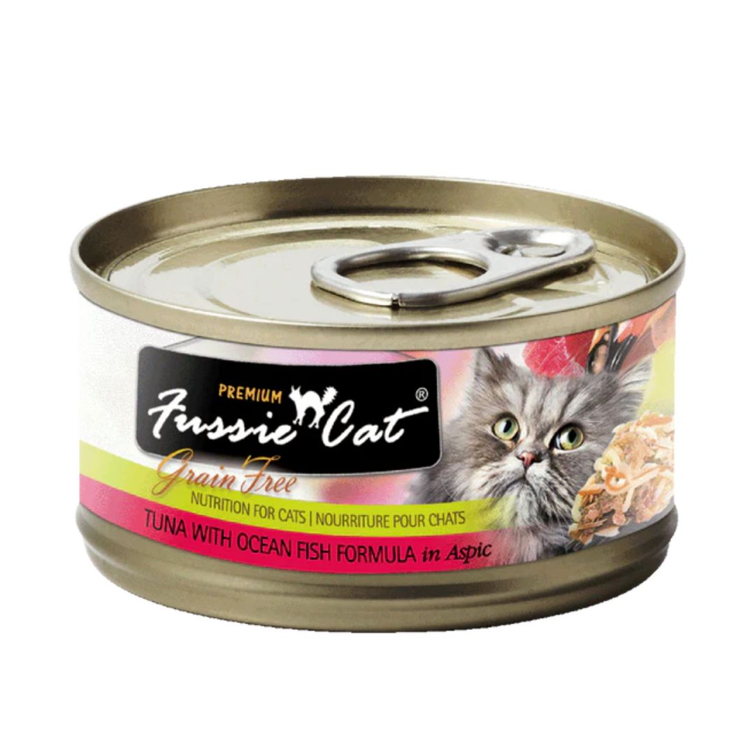 Fussie Cat Black Label 80g Tuna With Ocean Fish Wet Cat Food