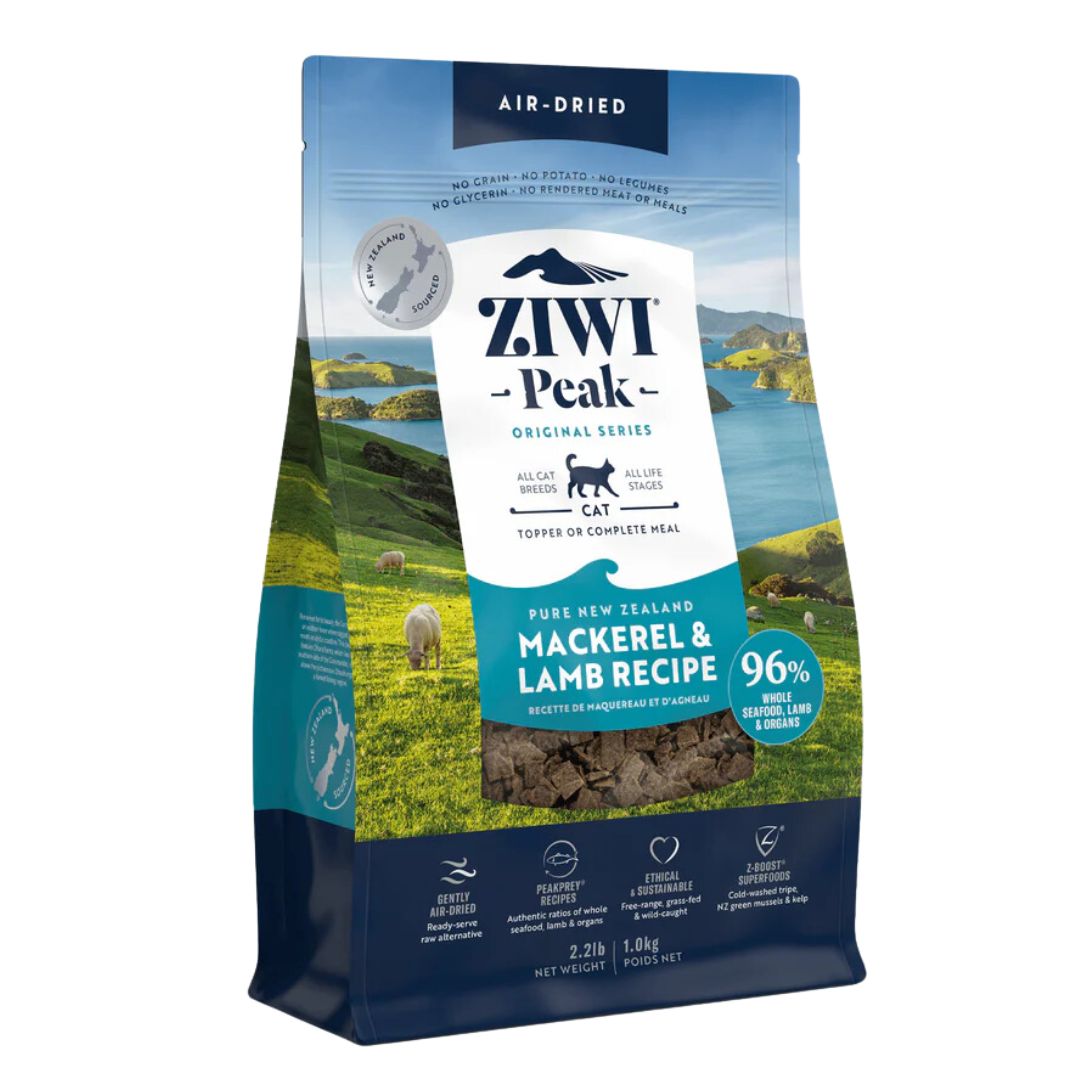 Ziwipeak Cat Original Series 1kg Mackerel & Lamb Air Dried Dry Cat Food