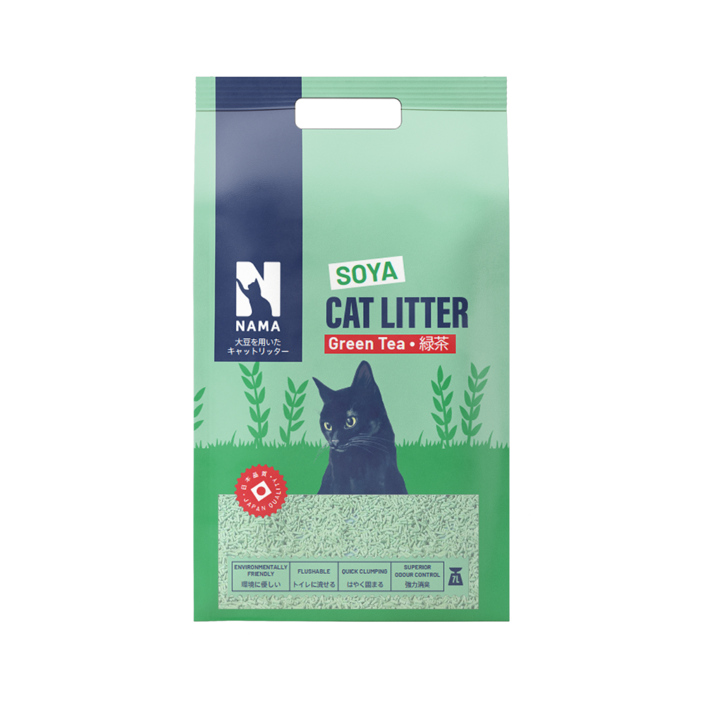 Nama Soya Green Tea Clumping Cat Litter 7l