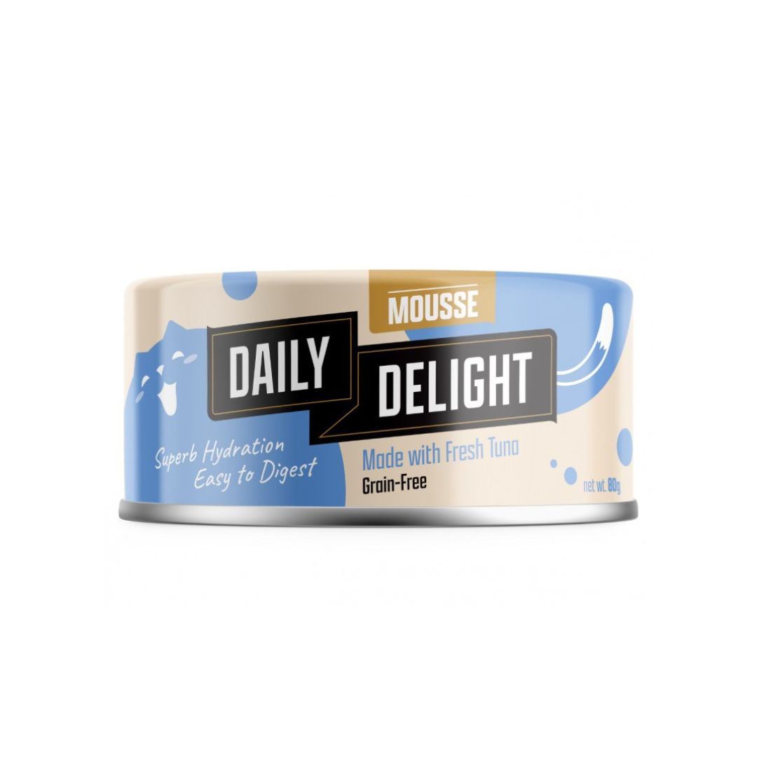 Daily Delight Cat Mousse 80g Fresh Tuna Wet Cat Food