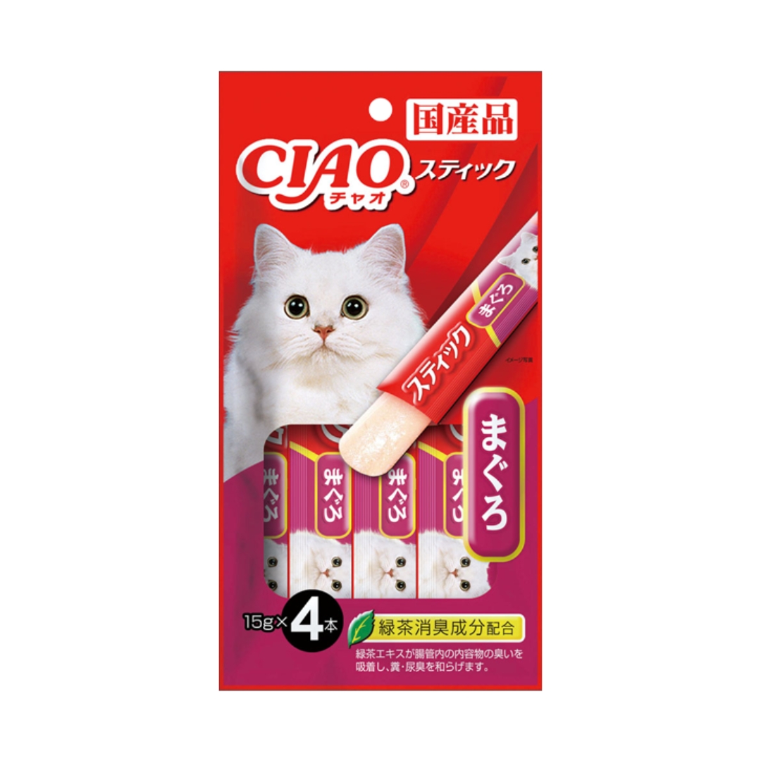 Ciao Stick 15gx4 Tuna Maguro In Jelly Cat Treat