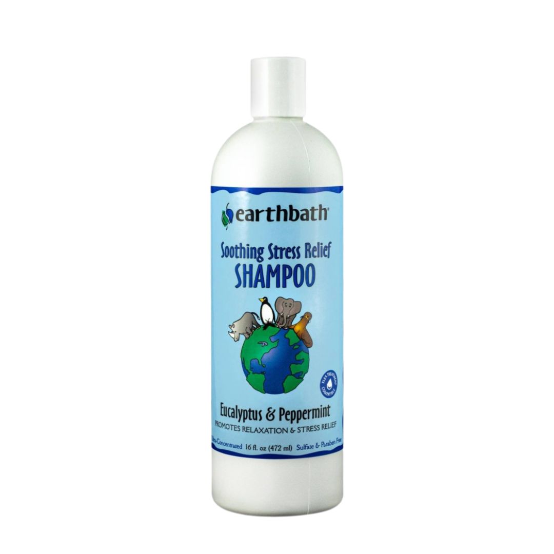 Earthbath 472ml Soothing Stress Relief Pet Shampoo Eucalyptus & Peppermint