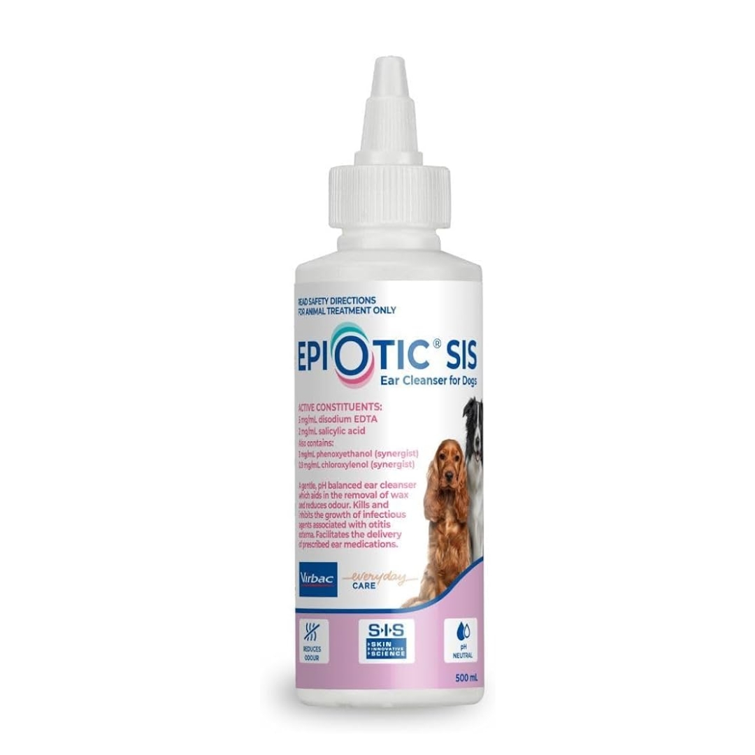 Virbac Epiotic Sis Ear Cleaner 120ml For Dogs