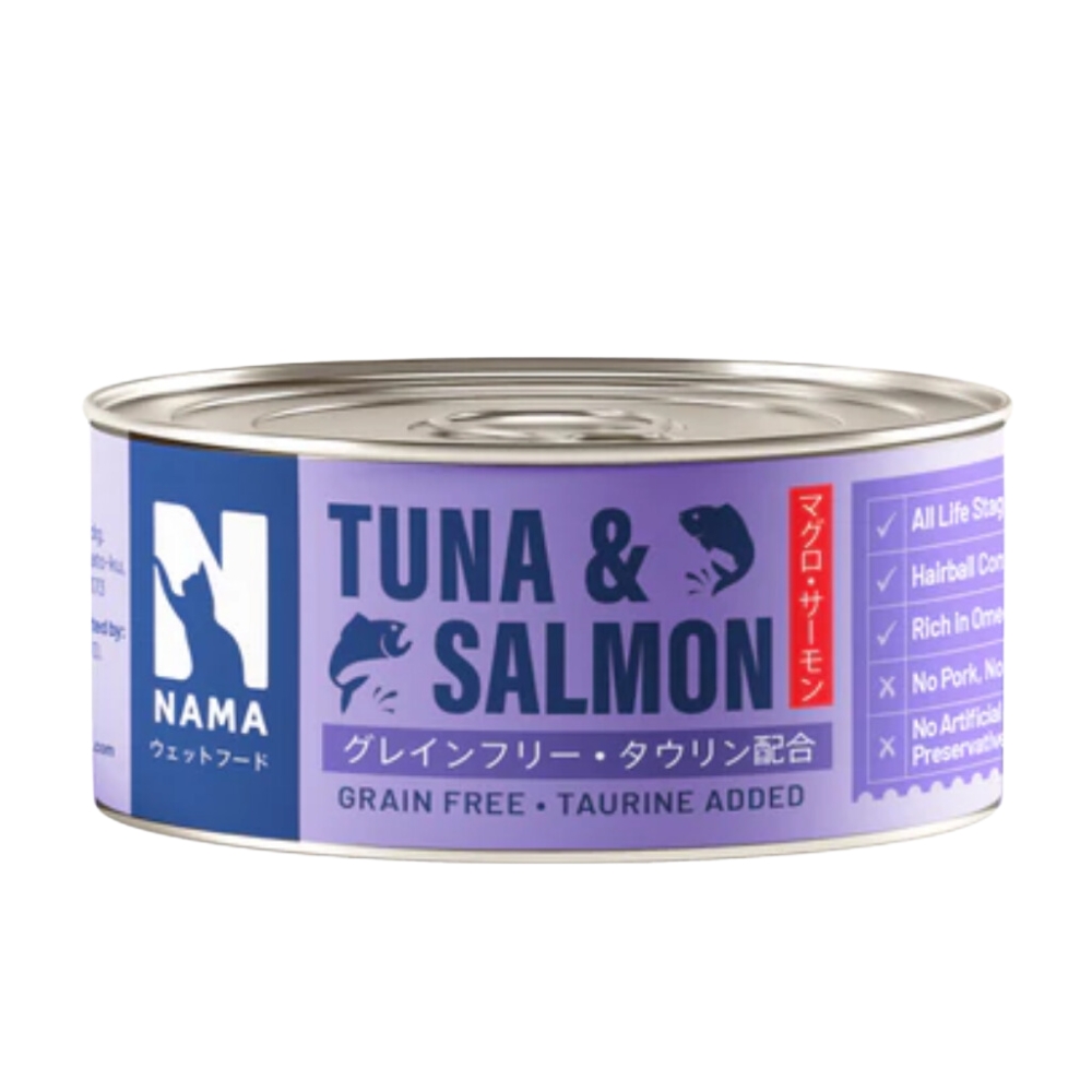 Nama Cat 80g Deboned Tuna & Salmon Canned Wet Cat Food