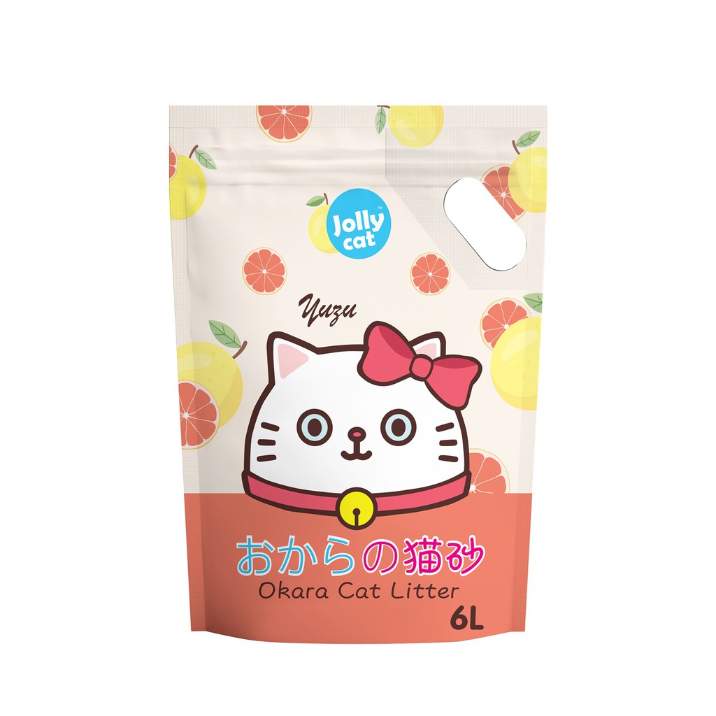 Jolly Cat 6l Okara Yuzu Tofu Cat Litter