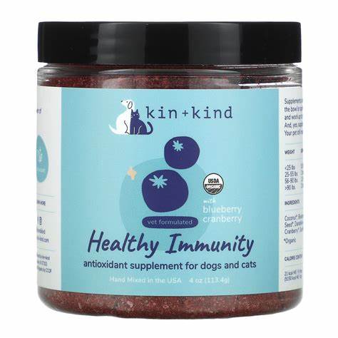 Kin+kind 113g Organic Healthy Immunity Supplement For Dogs & Cats
