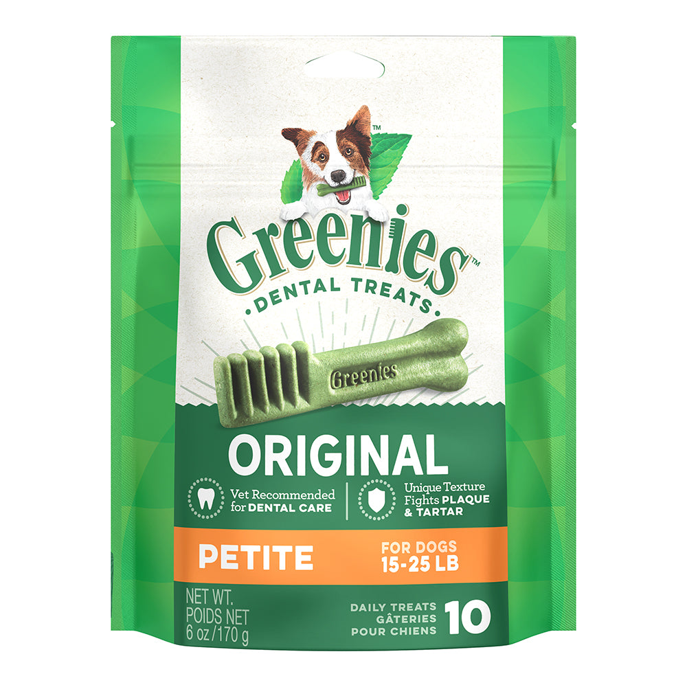 Greenies Dog 6oz (170g) Canine Petite Dental Dog Treats