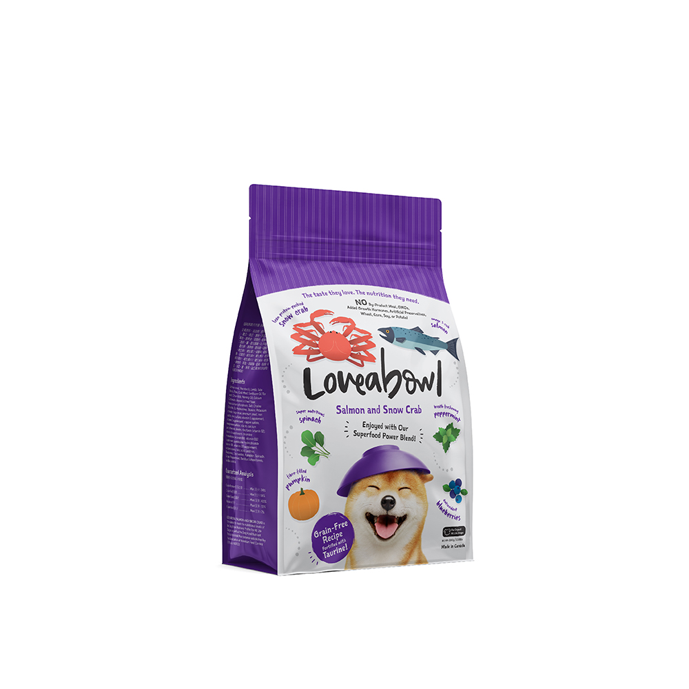Loveabowl Dog Salmon With Snow Crab Dry Dog Food